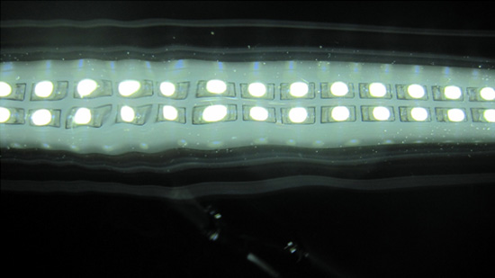水中でも明るい防水型LED蛍光灯